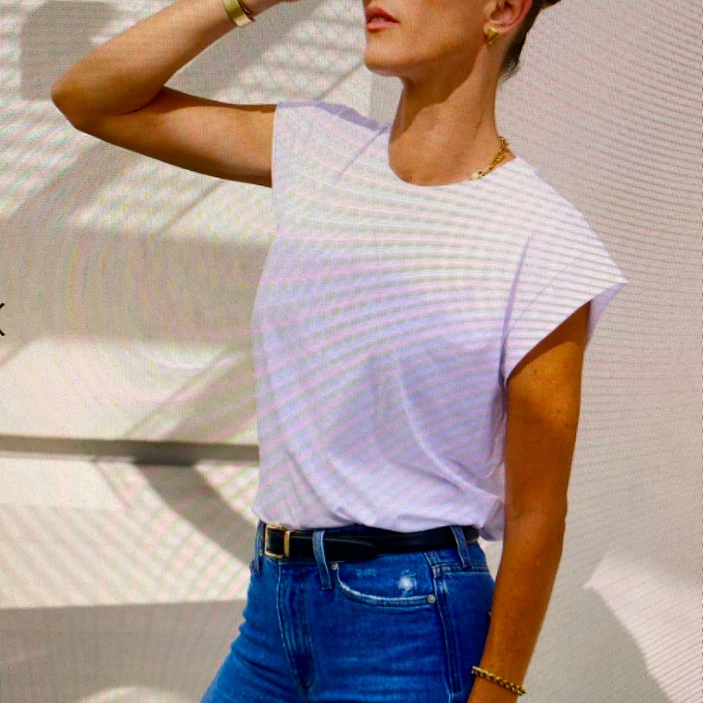 AYR Pima Cotton Supercool Tees - White & Black - Size M